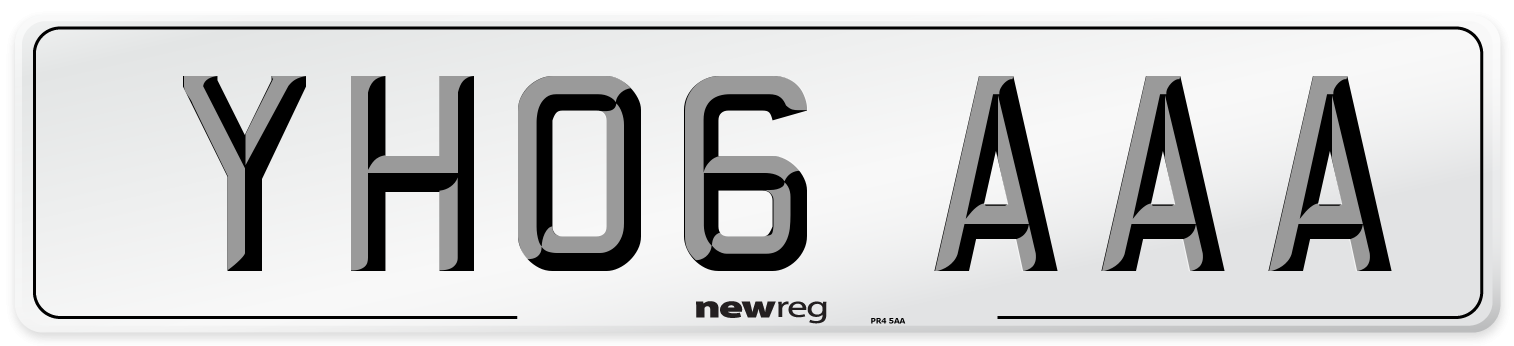 YH06 AAA Number Plate from New Reg